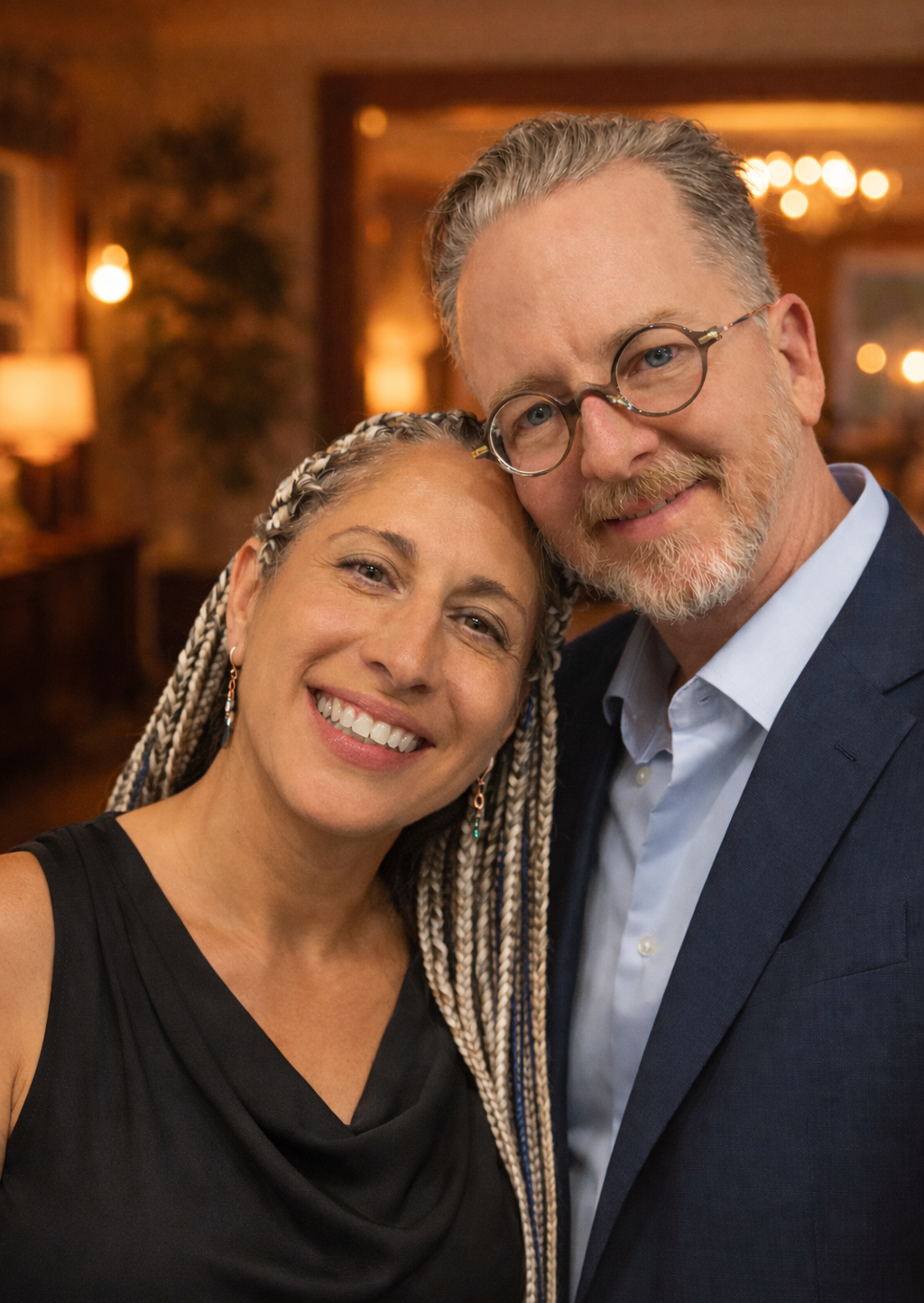 Dr. Eric Whitney, DO, with Dr. Paris Whitney, MD