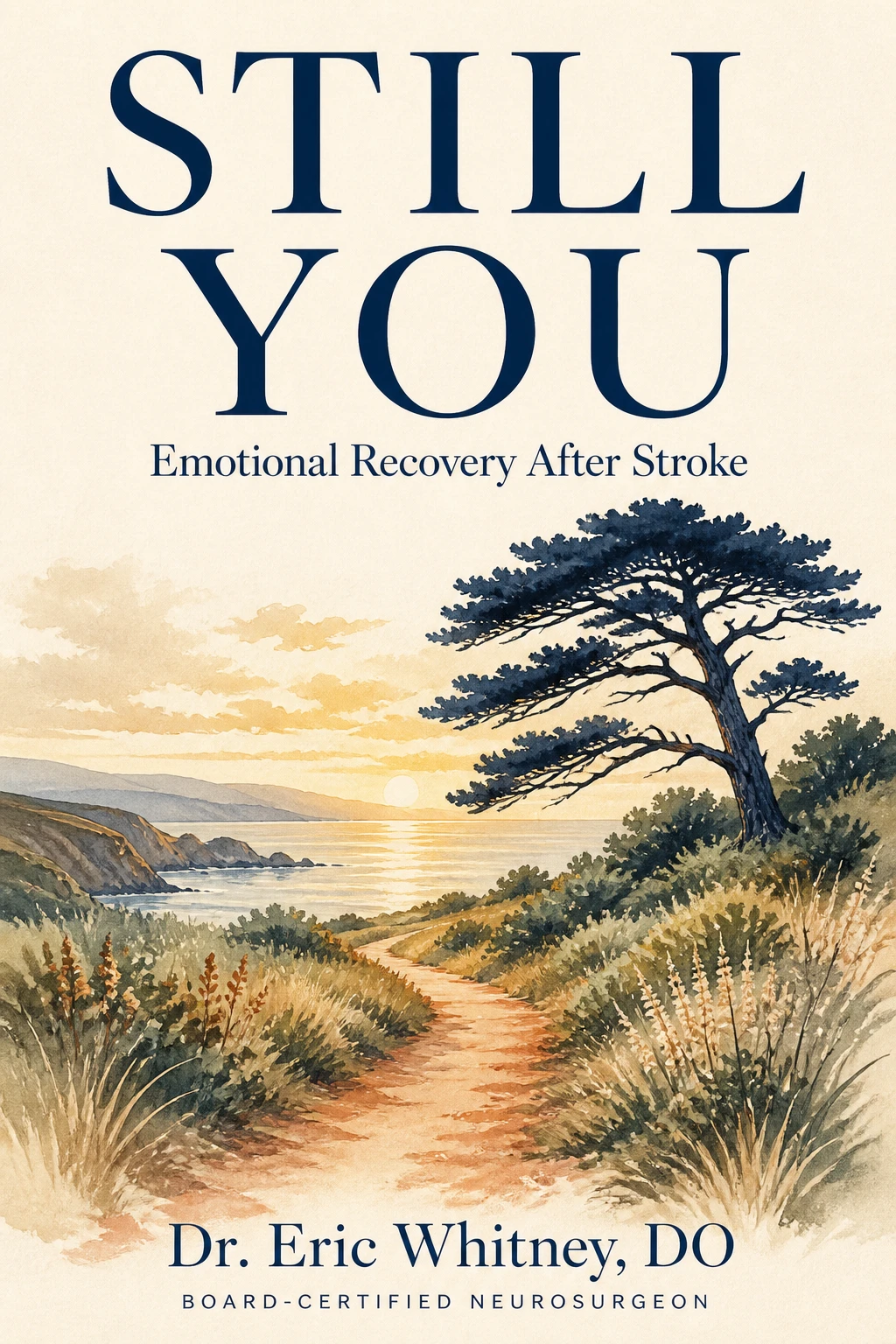 Still You: Emotional Recovery After Stroke by Dr. Eric Whitney, DO — illustrated book cover